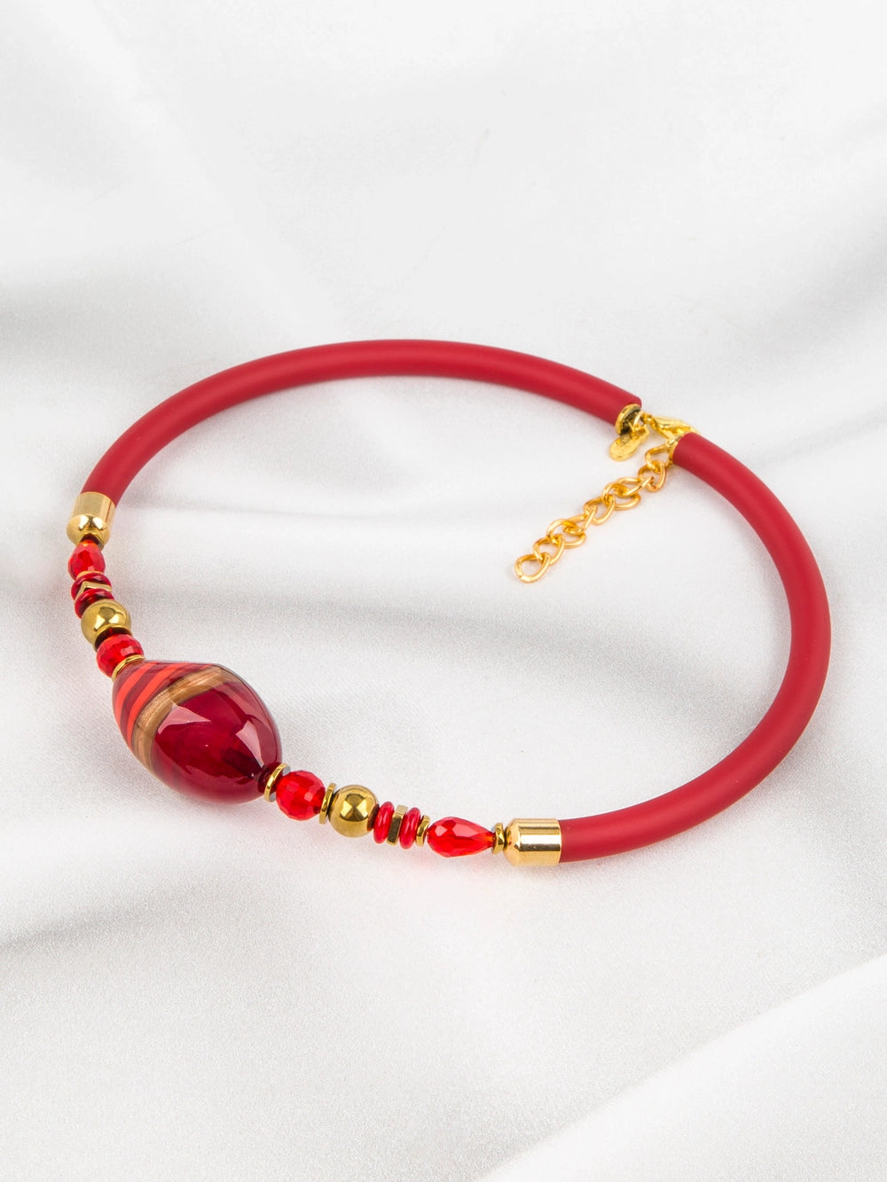 Jennifer Necklace Crimson