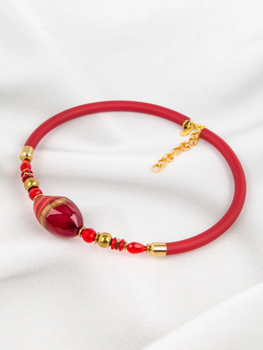 Jennifer Necklace Crimson