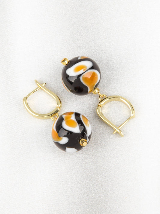 Kolczyki Tina Miedziane