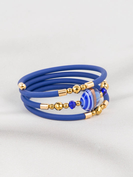 Bransoletka Adriana Granatowa