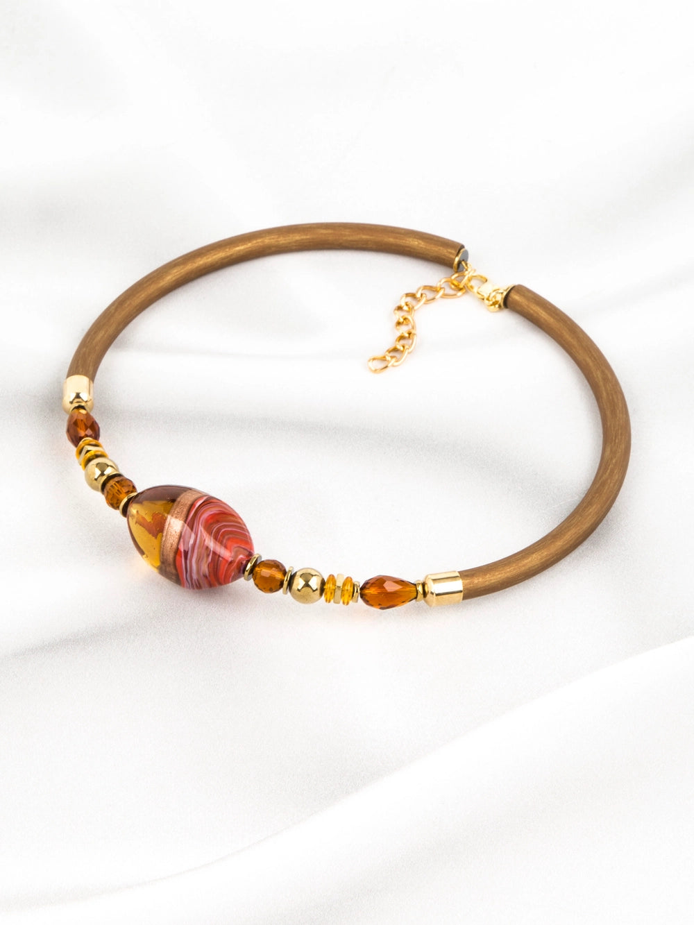 Jennifer Necklace Amber