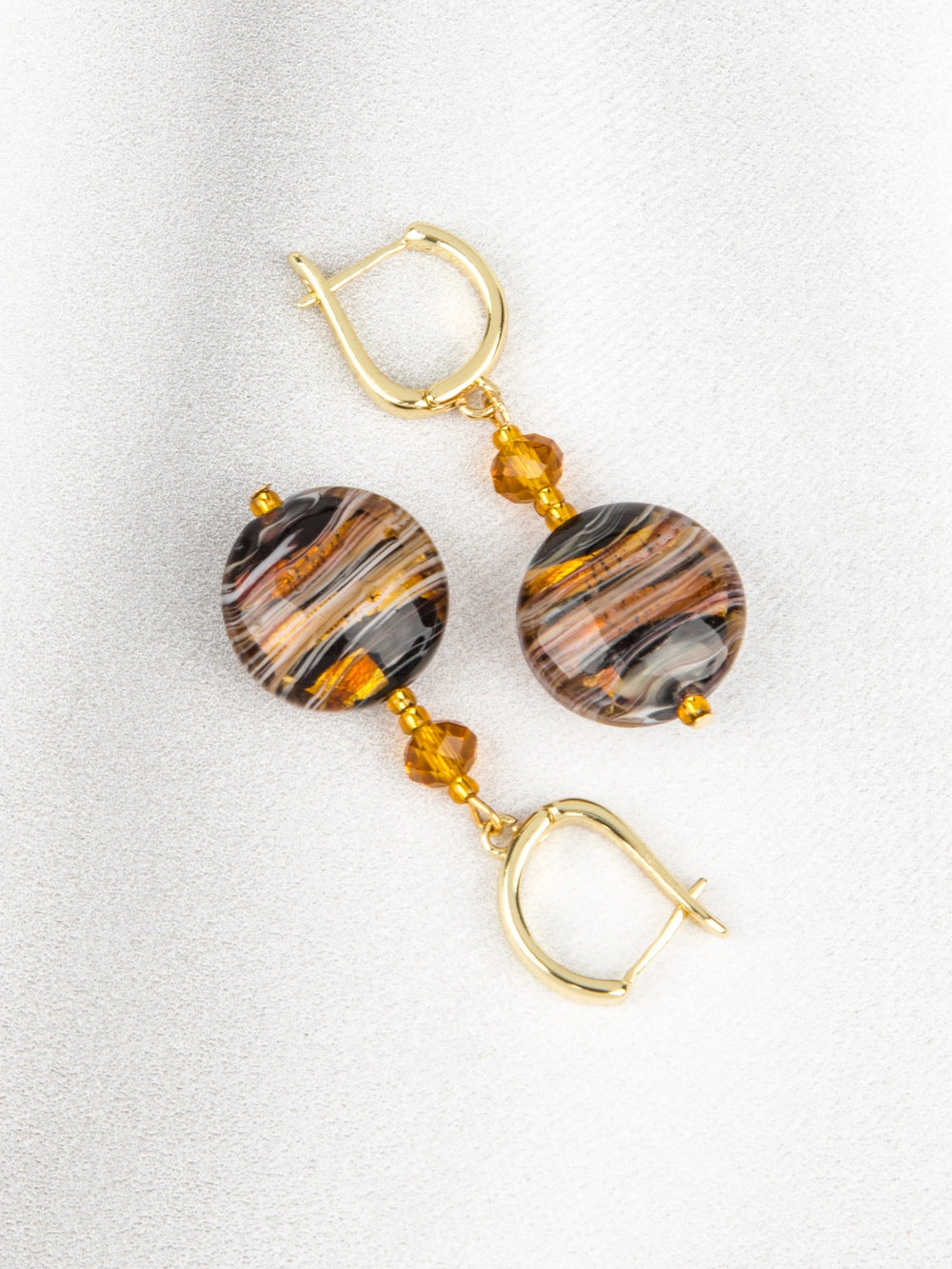 Tina Earrings Caramel