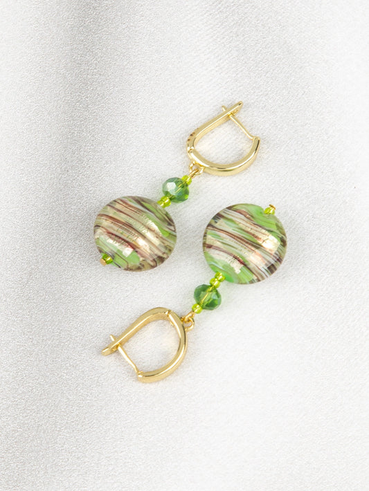 Tina Earrings Emerald