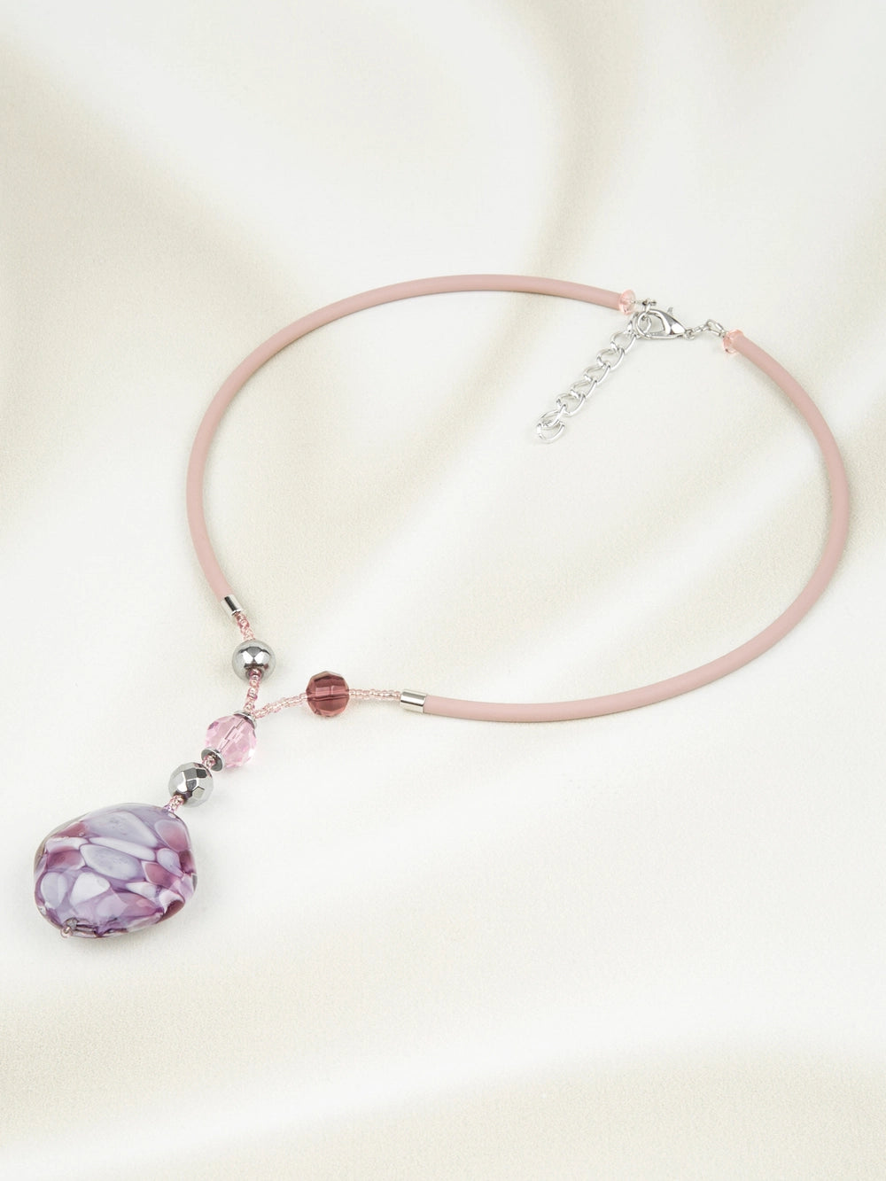 Moon Necklace Rose