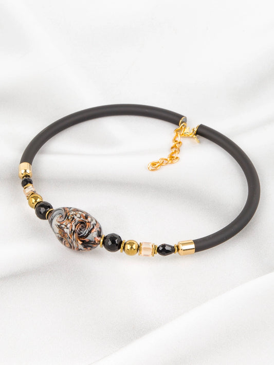 Jennifer Necklace Charcoal