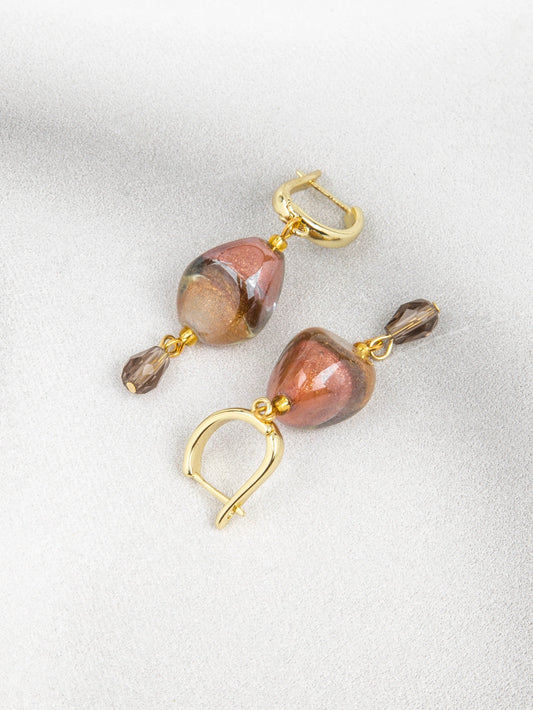 Serena Earrings Bronze
