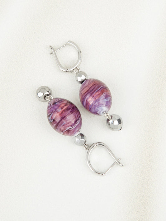 Serena Earrings Lilac