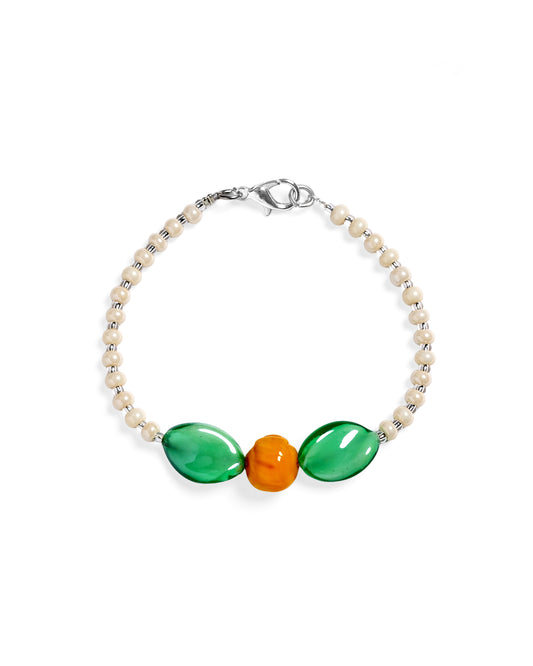 Flower White Bracelet