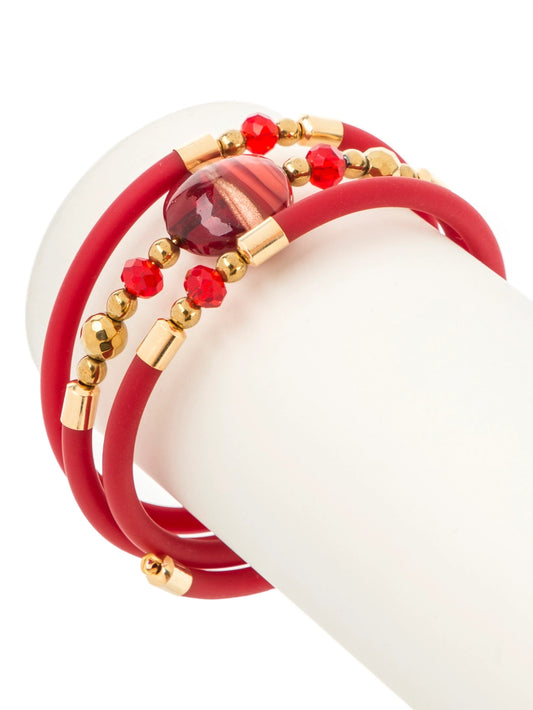 Adriana Bracelet Crimson